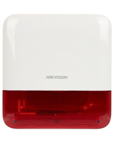 DS-PS1-E-WE Red Indicator. Оповещатель свето-звуковой радиоканальный уличный. AX PRO Hikvision в Электростали