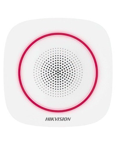 DS-PS1-II-WE(RU) Red Indicator. Оповещатель свето-звуковой радиоканальный. AX PRO Hikvision в Электростали