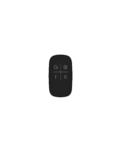 DS-PKF1-WE (цв. черный). Брелок 4-х кнопочный с обратной связью. AX PRO Hikvision в Электростали