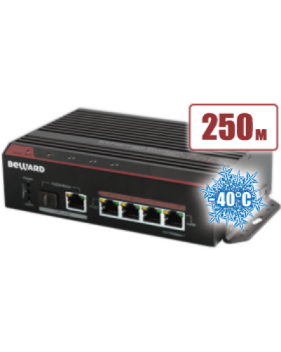 STP-411HP. Коммутатор 4-портовый. Beward в Электростали