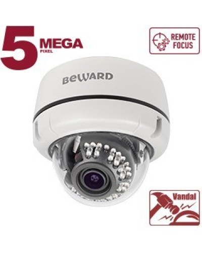 B5350DVZ (2.7-13.5мм). Видеокамера IP купольная. Beward в Электростали