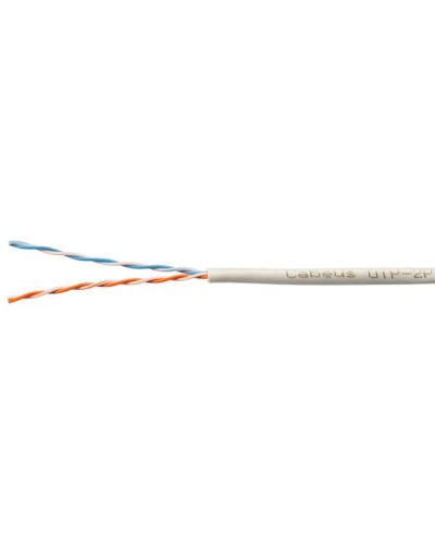 UTP-2P-Cat.5e-SOLID-LSZH-GY-LIGHT-100 (11079c-5). Кабель «витая пара» (LAN) для структурированных систем связи. CABEUS в Электростали