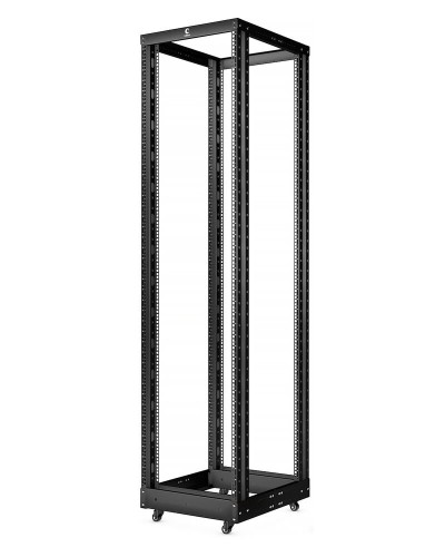RA-42U-1000-BK (10160c). Открытая стойка 19, 42U, двухрамная, усиленная, цвет черный. CABEUS в Электростали