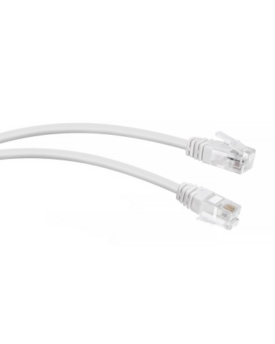 PC-TEL-RJ12-10m (7892c), белый. Патч-корд медный. CABEUS в Электростали