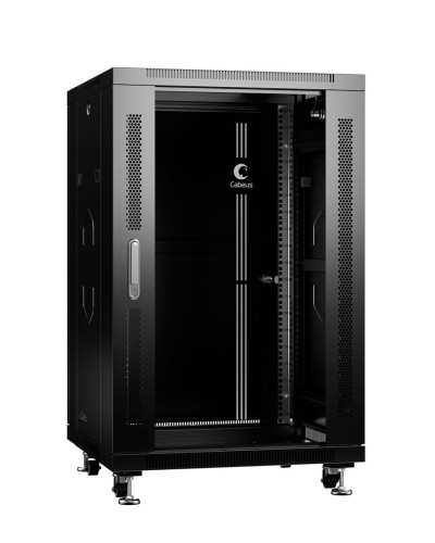SH-05C-18U60/100-BK (8539c). Шкаф телекоммуникационный 19 напольный 18U. CABEUS в Электростали