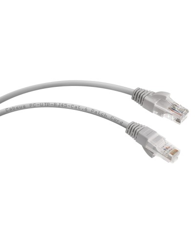 PC-UTP-RJ45-Cat.6-0.5m (7266c), серый. Патч-корд медный. CABEUS в Электростали