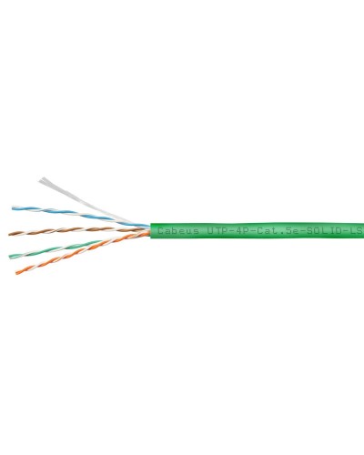 UTP-4P-Cat.5e-SOLID-LSZH-GN (9779c). Кабель «витая пара» (LAN) для структурированных систем связи. CABEUS в Электростали
