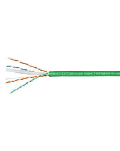 UTP-4P-Cat.6-SOLID-LSLTx-GN (11139c). Кабель «витая пара» (LAN) для структурированных систем связи. CABEUS в Электростали