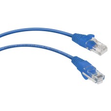 PC-UTP-RJ45-Cat.5e-0.3m-BL (7662c), синий. Патч-корд медный. CABEUS