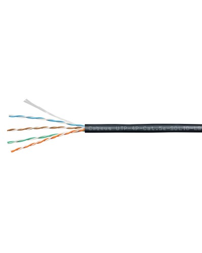 UTP-4P-Cat.5e-SOLID-LSZH-BK (9781c). Кабель «витая пара» (LAN) для структурированных систем связи. CABEUS в Электростали