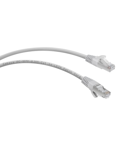 PC-SSTP-RJ45-Cat.6a-0.5m-LSZH (7900c), серый. Патч-корд медный. CABEUS в Электростали