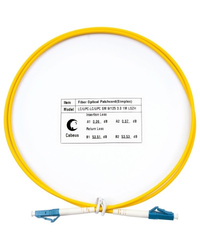 FOP(s)-9-LC-LC-0,5m (8807c). Патч-корд оптический. CABEUS в Электростали