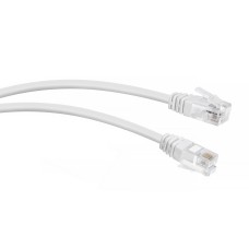 PC-TEL-RJ12-0.5m (7886c), белый. Патч-корд медный. CABEUS