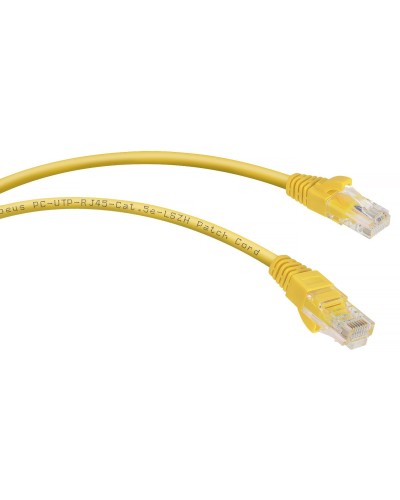 PC-UTP-RJ45-Cat.5e-3m-YL-LSZH (9500c), желтый. Патч-корд медный. CABEUS в Электростали