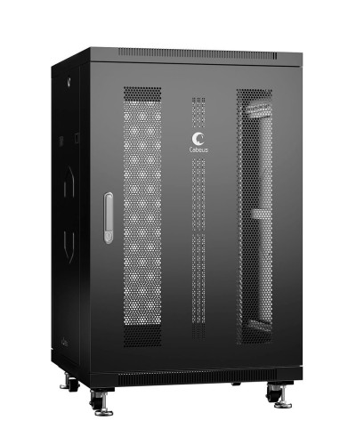 ND-05C-18U60/100-BK (8531c). Шкаф телекоммуникационный 19 напольный 18U. CABEUS в Электростали