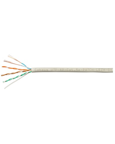 UTP-4P-Cat.5e-SOLID-GY-LIGHT (9995c). Кабель «витая пара» (LAN) для структурированных систем связи. CABEUS в Электростали