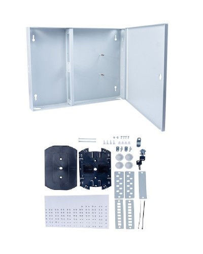 FO-WL-16-SC/2LC/FC/ST-FP-K (12302c). Бокс оптический настенный. CABEUS в Электростали