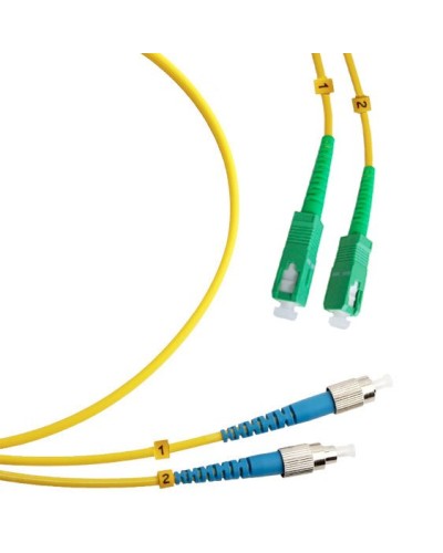 FOP(d)-9-SC/APC-FC/UPC-10m (8127c). Патч-корд оптический. CABEUS в Электростали