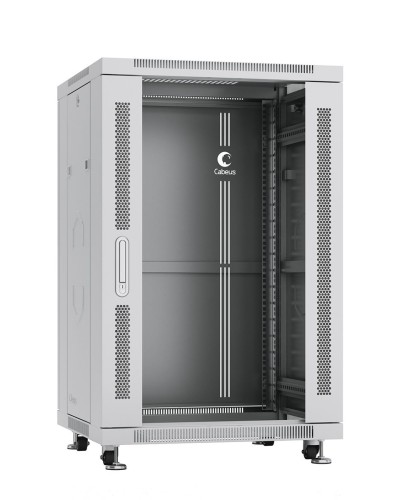 SH-05C-18U60/100 (7228c). Шкаф телекоммуникационный 19 напольный 18U. CABEUS в Электростали