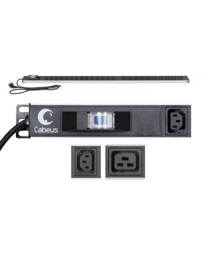 PDU-16-14C13-10C19-B-C14 (9553c). Блок розеток. CABEUS в Электростали