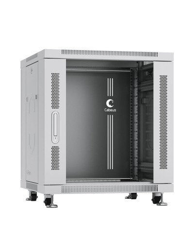 SH-05C-12U60/80 (7646c). Шкаф телекоммуникационный 19 напольный 12U. CABEUS в Электростали