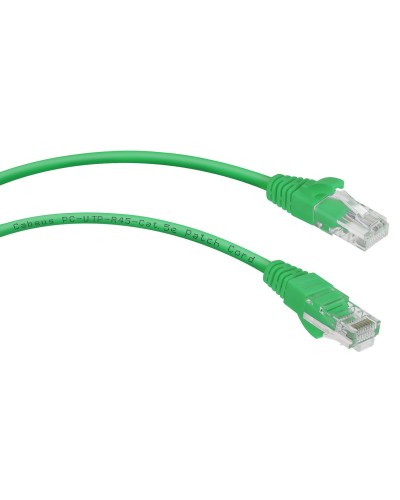 PC-UTP-RJ45-Cat.5e-0.5m-GN (7667c), зелёный. Патч-корд медный. CABEUS в Электростали