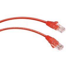 PC-UTP-RJ45-Cat.5e-0.5m-RD (7668c), красный. Патч-корд медный. CABEUS