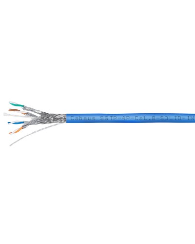 SSTP-4P-Cat.8-SOLID-IN-LSZH-BL (7750c). Кабель «витая пара» (LAN) для структурированных систем связи. CABEUS в Электростали