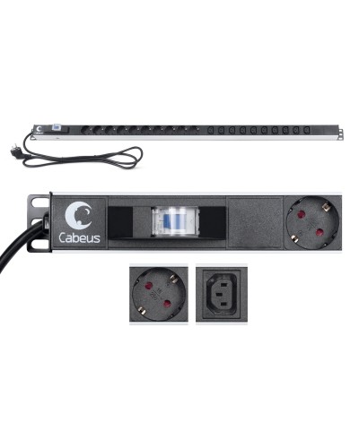 PDU-16-10S-10C13-B (9552c). Блок розеток. CABEUS в Электростали