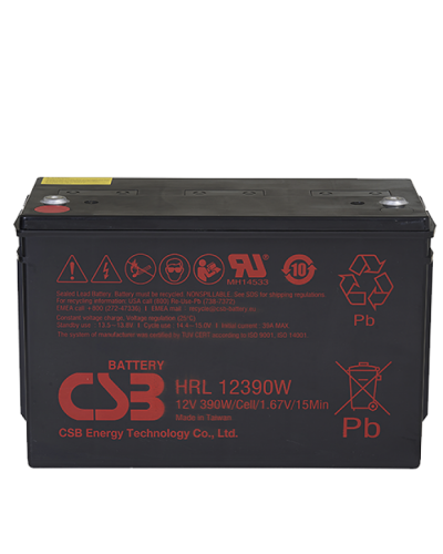 CSB HRL 12390W. Аккумулятор герметичный свинцово-кислотный. CSB в Электростали