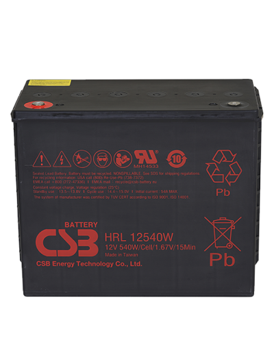 CSB HRL 12540W FR. Аккумулятор герметичный свинцово-кислотный. CSB в Электростали