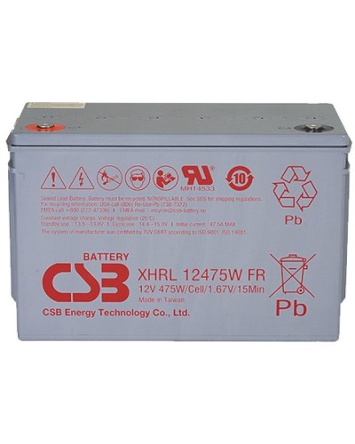 CSB XHRL 12475W FR. Аккумулятор герметичный свинцово-кислотный. CSB в Электростали