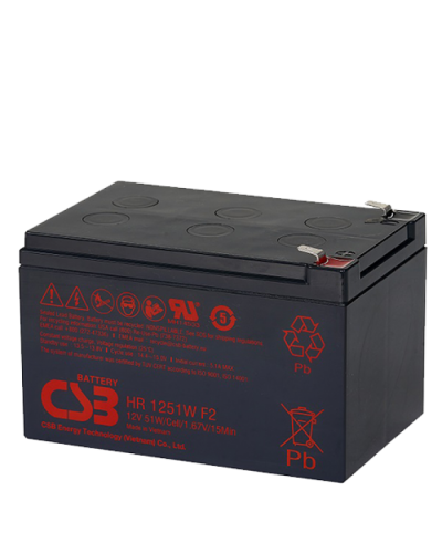 CSB HR 1251W. Аккумулятор герметичный свинцово-кислотный. CSB в Электростали