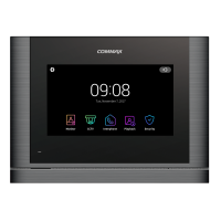CDV-704MF/XL (темное серебро) Black Smog. Монитор видеодомофона цветной. Commax