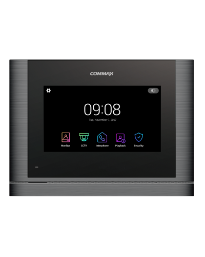 CDV-704MF/XL (темное серебро) Black Smog. Монитор видеодомофона цветной. Commax в Электростали