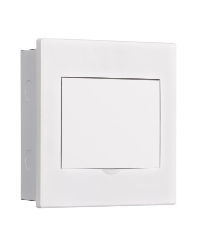 Корпус ЩРВ-М 6 модулей IP41 встраиваемый белая дверь (31101DEK). Корпус пластиковый. DEKraft в Электростали