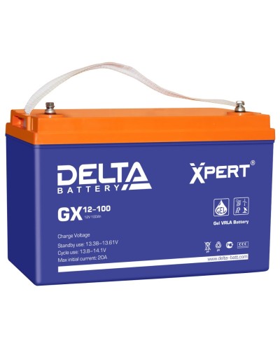 Delta GX 12-100. Аккумулятор герметичный свинцово-кислотный. Delta в Электростали