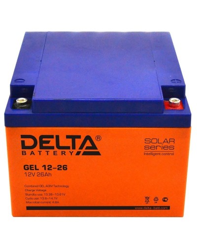 Delta GEL 12-26. Аккумулятор герметичный свинцово-кислотный. Delta в Электростали