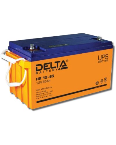 Delta HR 12-65. Аккумулятор герметичный свинцово-кислотный. Delta в Электростали