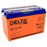 Delta GEL 12-100. Аккумулятор герметичный свинцово-кислотный. Delta