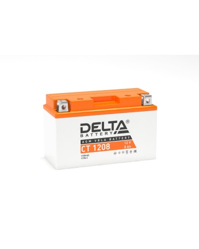 Delta CT 1208. Аккумулятор герметичный свинцово-кислотный стартерный. Delta в Электростали