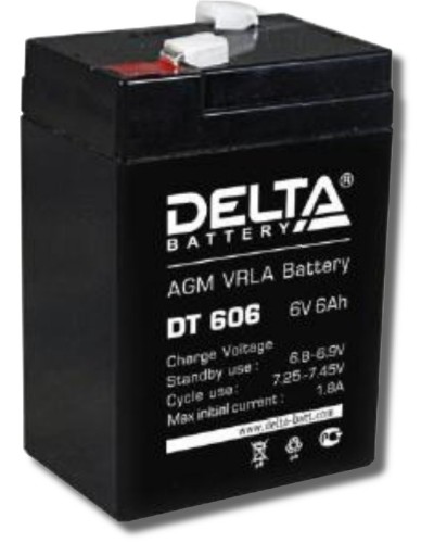 Delta DT 606. Аккумулятор герметичный свинцово-кислотный. Delta в Электростали