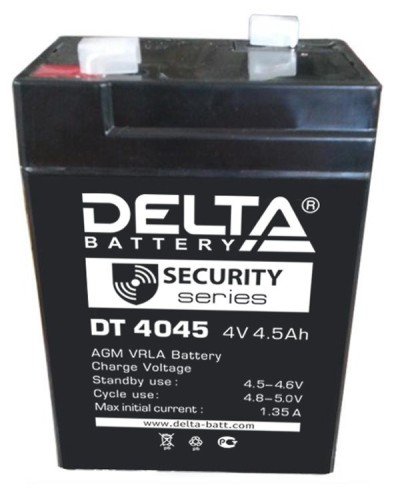 Delta DT 4045 (47мм). Аккумулятор герметичный свинцово-кислотный. Delta в Электростали