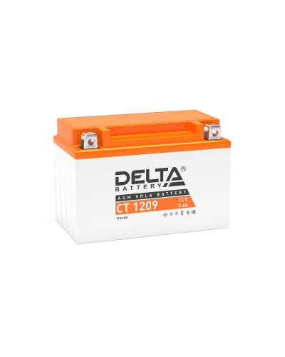 Delta CT 1209. Аккумулятор герметичный свинцово-кислотный стартерный. Delta в Электростали