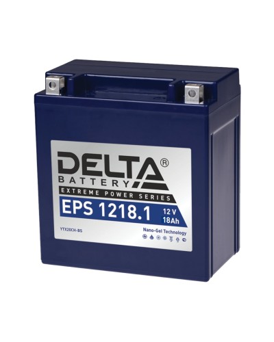 Delta EPS 1218.1. Аккумулятор герметичный свинцово-кислотный стартерный. Delta в Электростали