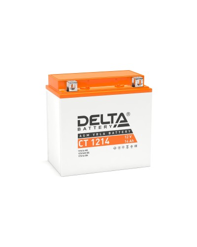 Delta CT 1214. Аккумулятор герметичный свинцово-кислотный стартерный. Delta в Электростали
