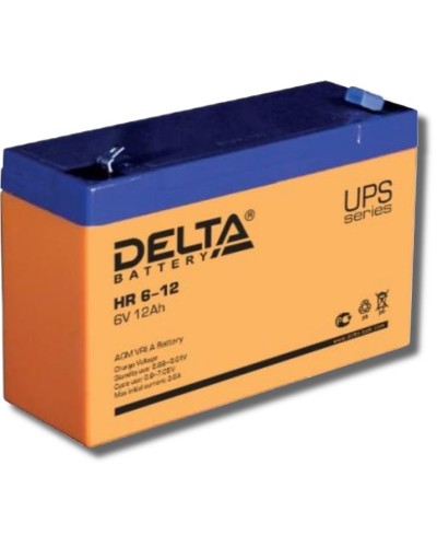 Delta HR 6-12. Аккумулятор герметичный свинцово-кислотный. Delta в Электростали