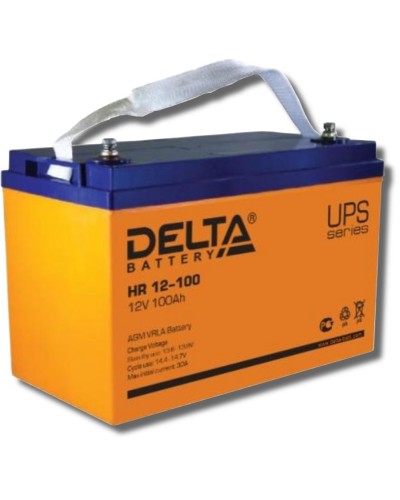 Delta HR 12-100. Аккумулятор герметичный свинцово-кислотный. Delta в Электростали