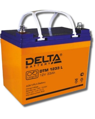 Delta DTM 1233 L. Аккумулятор герметичный свинцово-кислотный. Delta в Электростали
