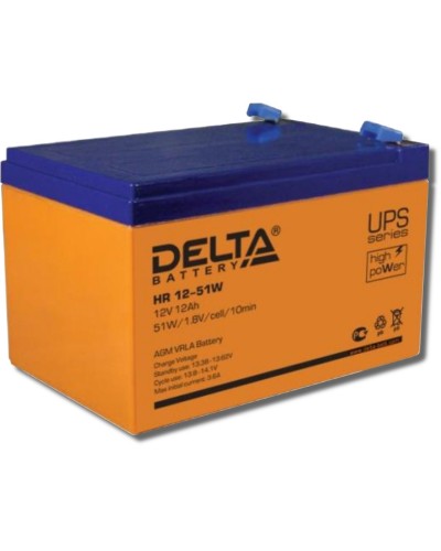 Delta HR 12-51 W. Аккумулятор герметичный свинцово-кислотный. Delta в Электростали